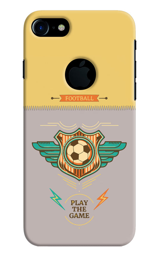 Football iPhone 7 Logocut Hard Case Back Cover by Casekaro