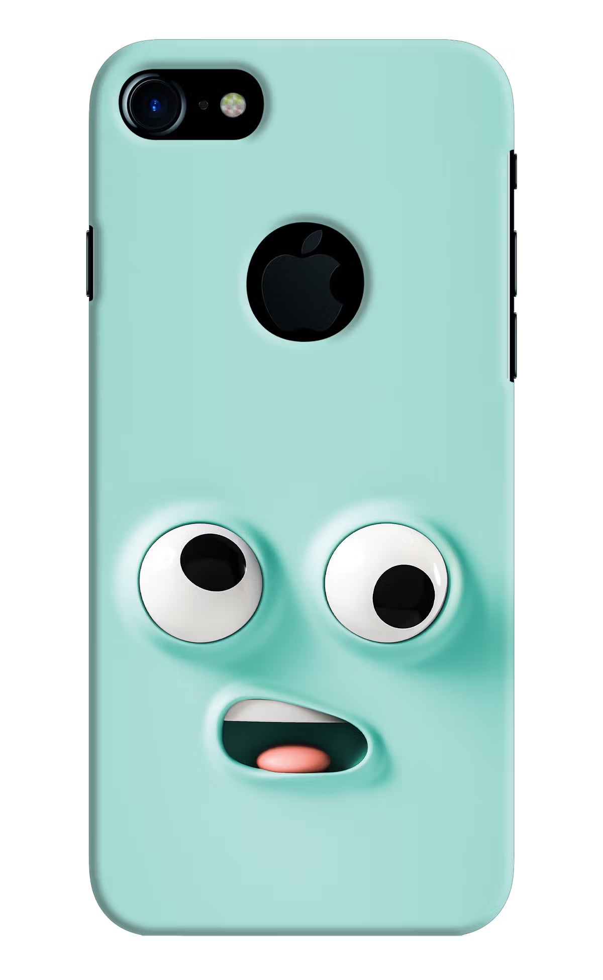 Funny Cartoon iPhone 7 Logocut Hard Case Back Cover by Casekaro
