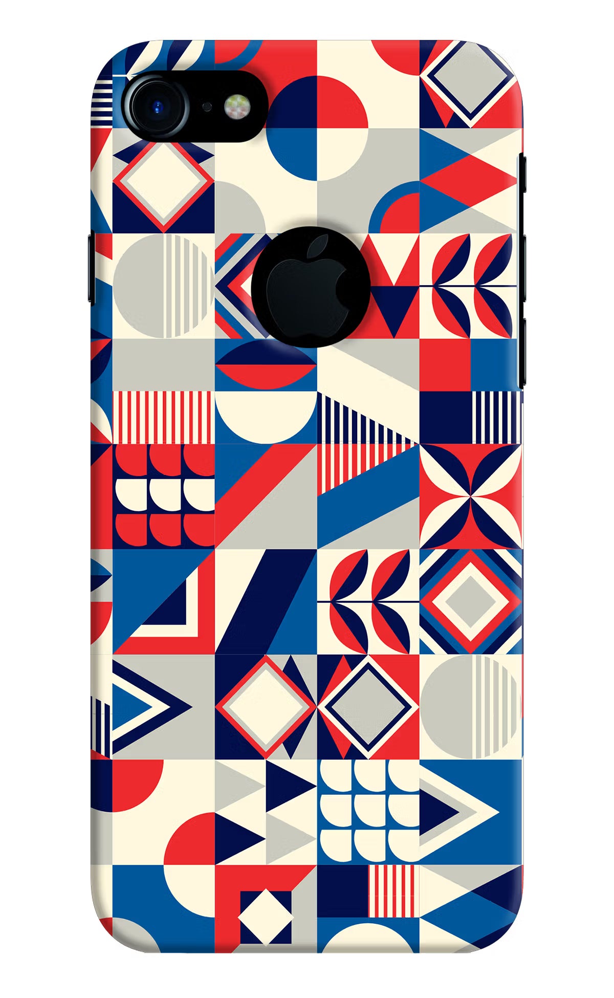 Colorful Pattern iPhone 7 Logocut Hard Case Back Cover by Casekaro