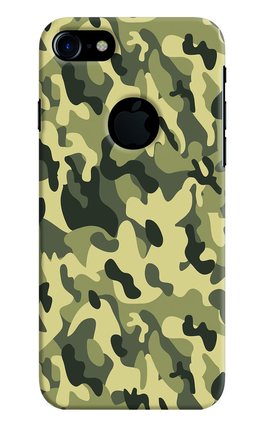 Camouflage iPhone 7 Logocut Hard Case Back Cover by Casekaro