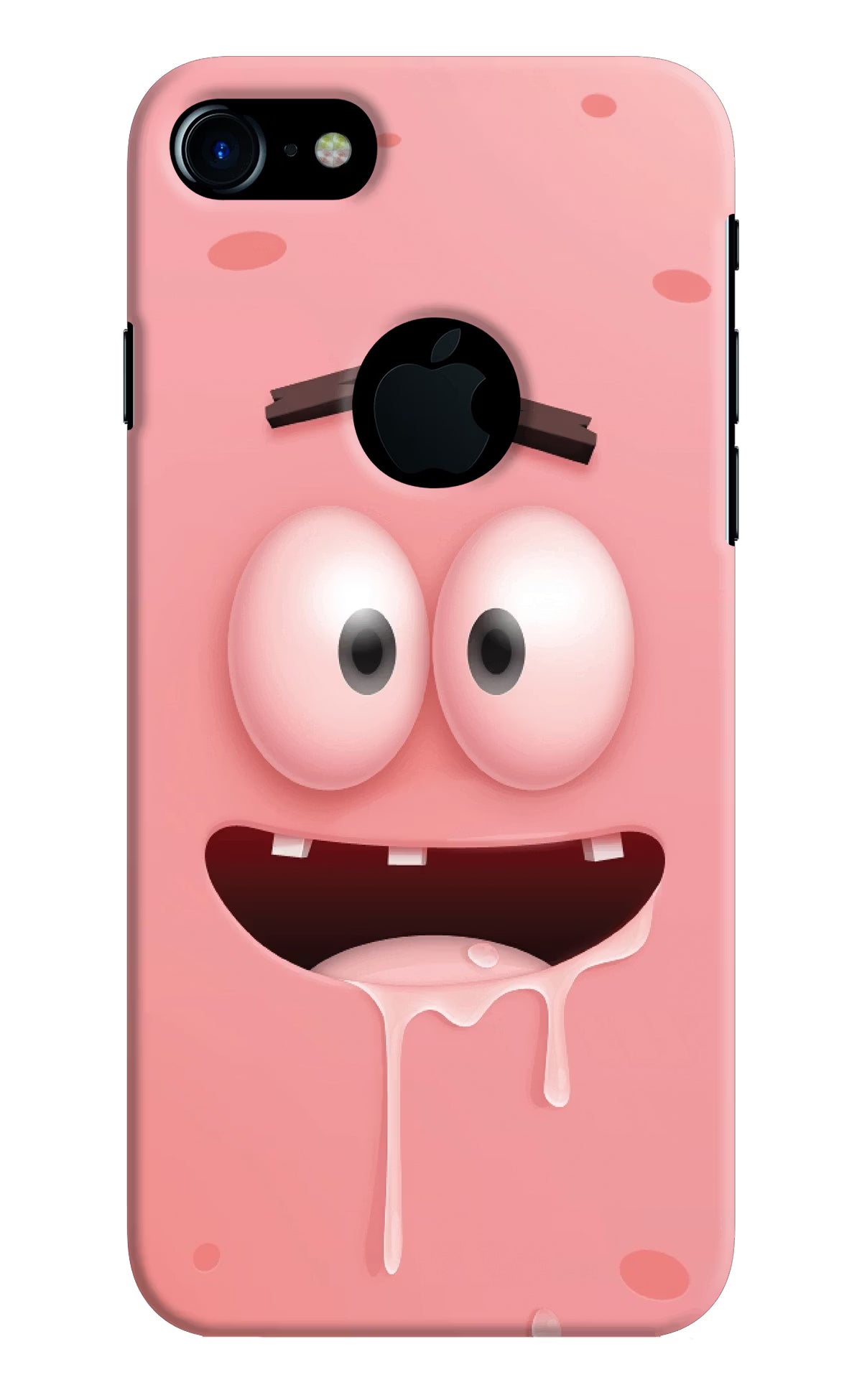 Sponge 2 iPhone 7 Logocut Hard Case Back Cover by Casekaro