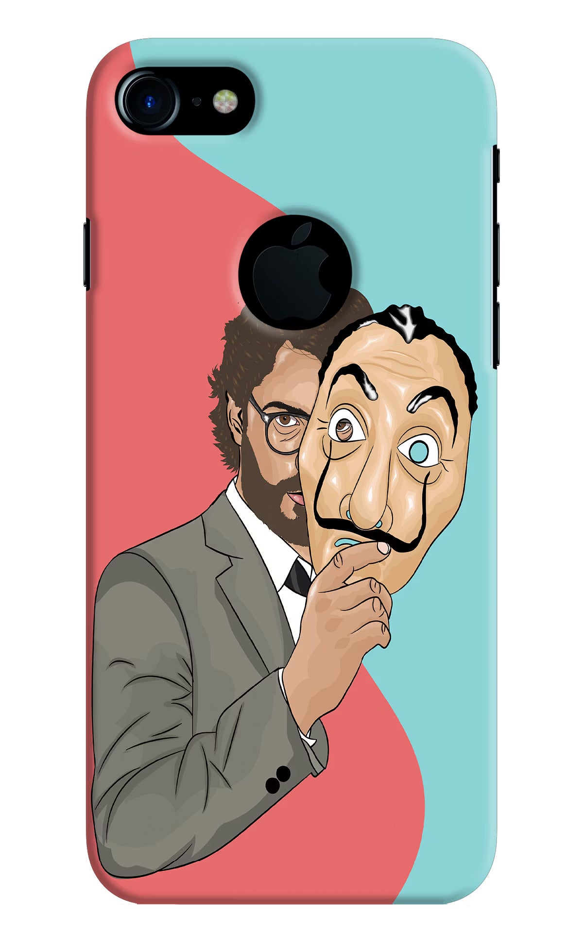 Professor iPhone 7 Logocut Hard Case Back Cover by Casekaro