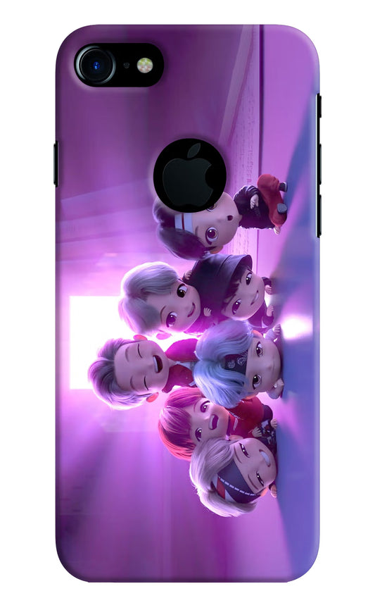 BTS Chibi iPhone 7 Logocut Hard Case Back Cover by Casekaro