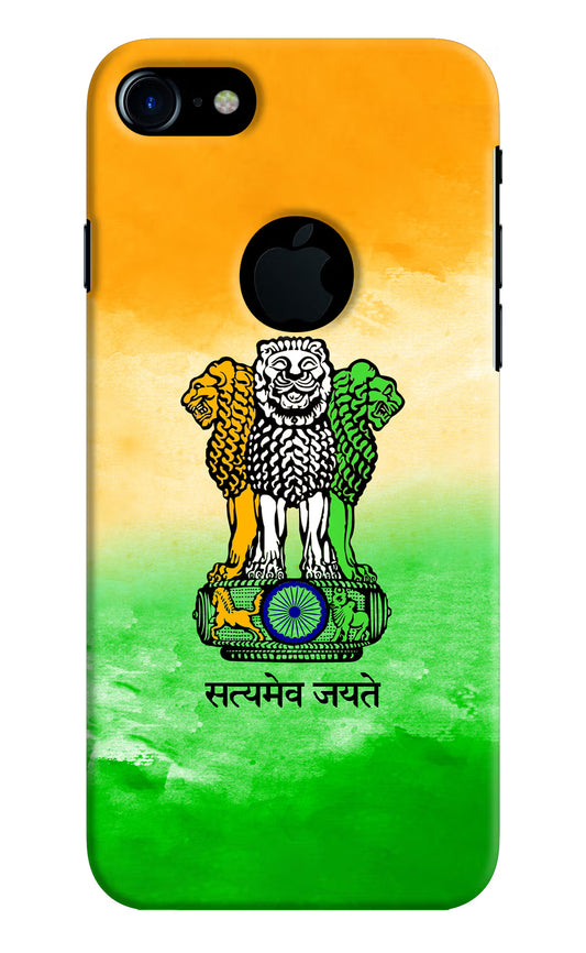 Satyamev Jayate Flag iPhone 7 Logocut Hard Case Back Cover by Casekaro
