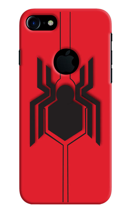 Spider iPhone 7 Logocut Hard Case Back Cover by Casekaro