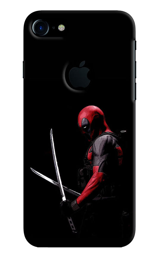 Deadpool iPhone 7 Logocut Hard Case Back Cover by Casekaro