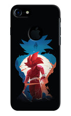 Goku iPhone 7 Logocut Hard Case Back Cover by Casekaro