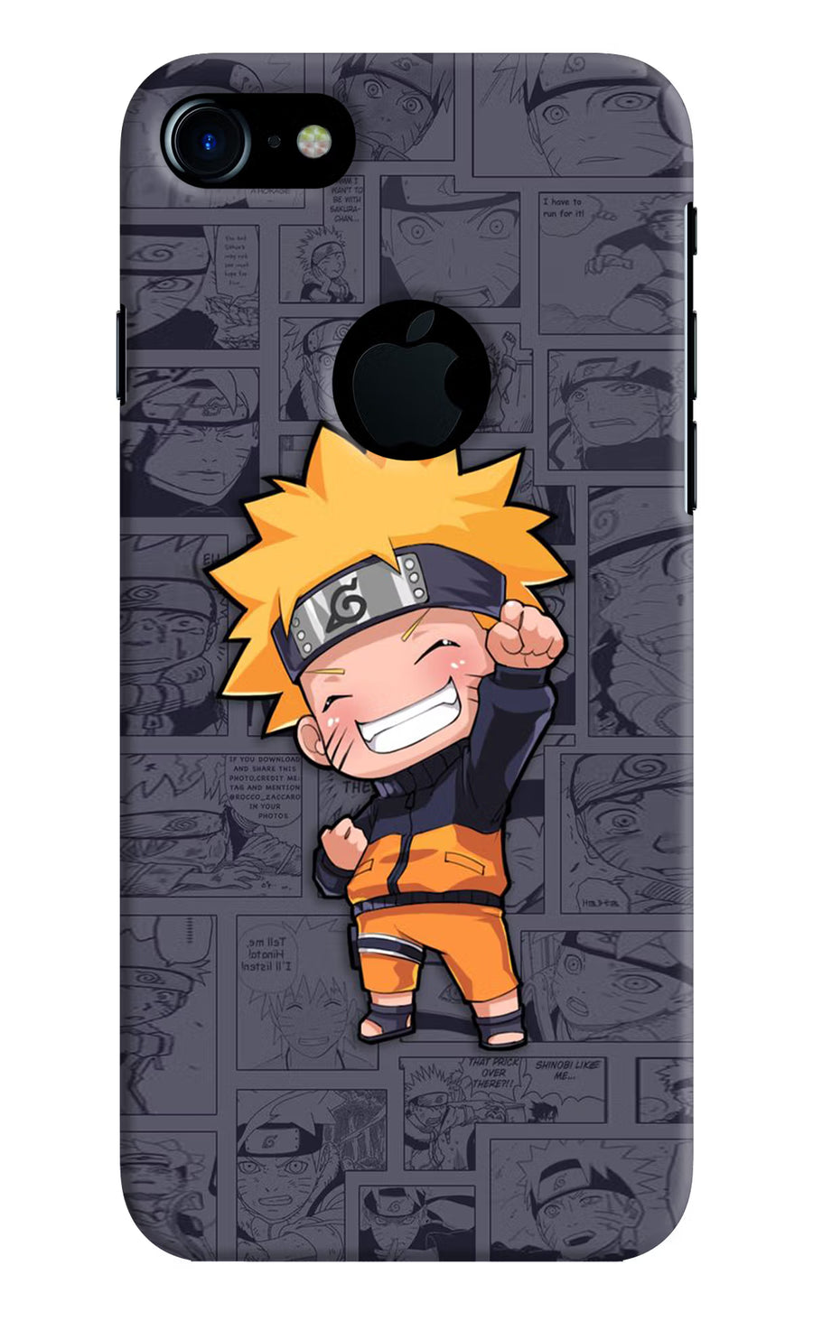 Chota Naruto iPhone 7 Logocut Back Cover, Hard case