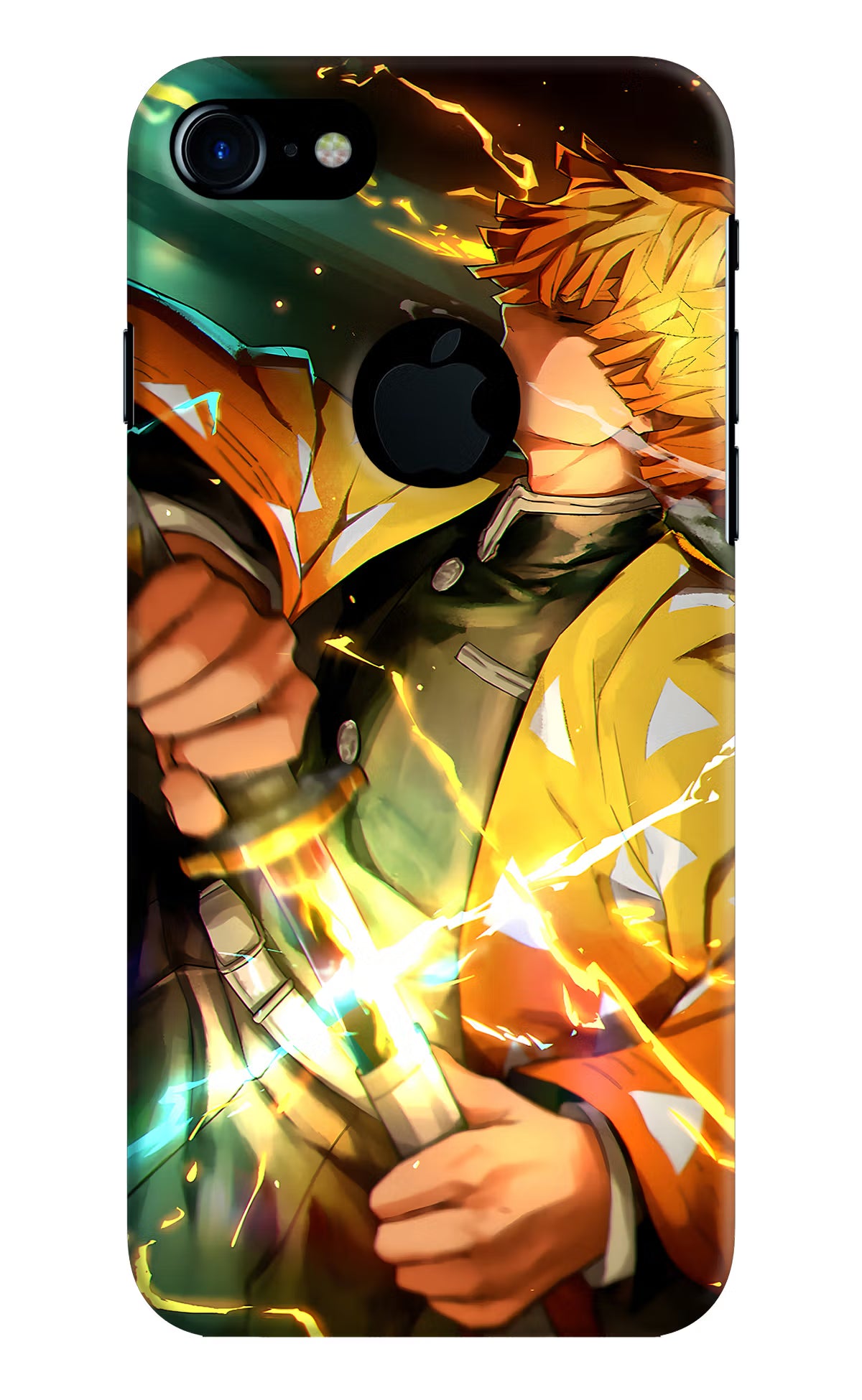Demon Slayer iPhone 7 Logocut Hard Case Back Cover by Casekaro