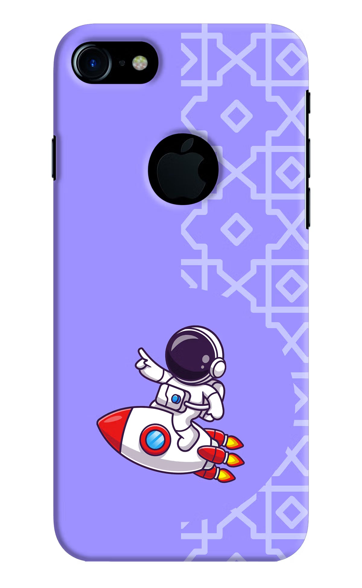 Cute Astronaut iPhone 7 Logocut Hard Case Back Cover by Casekaro