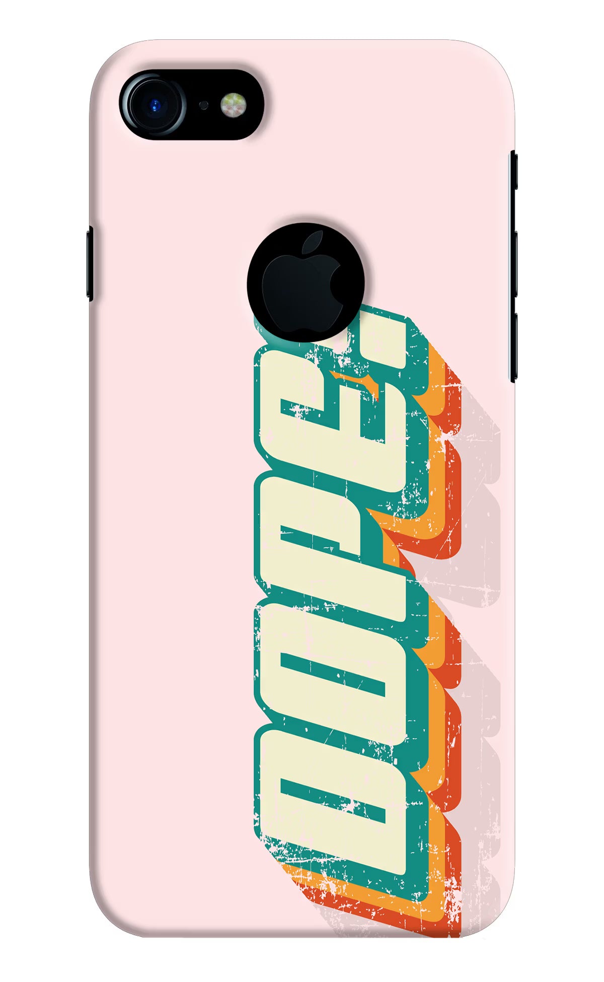 Dope iPhone 7 Logocut Hard Case Back Cover by Casekaro