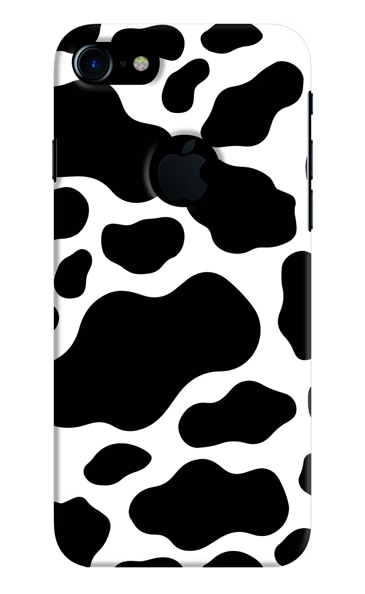 Cow Spots iPhone 7 Logocut Hard Case Back Cover by Casekaro