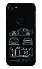 WRC'99 iPhone 7 Logocut Hard Case Back Cover by Casekaro
