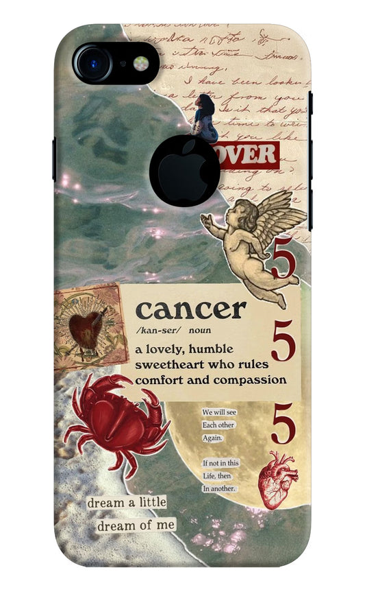 Cancer Zodiac iPhone 7 Logocut Hard Case Back Cover by Casekaro