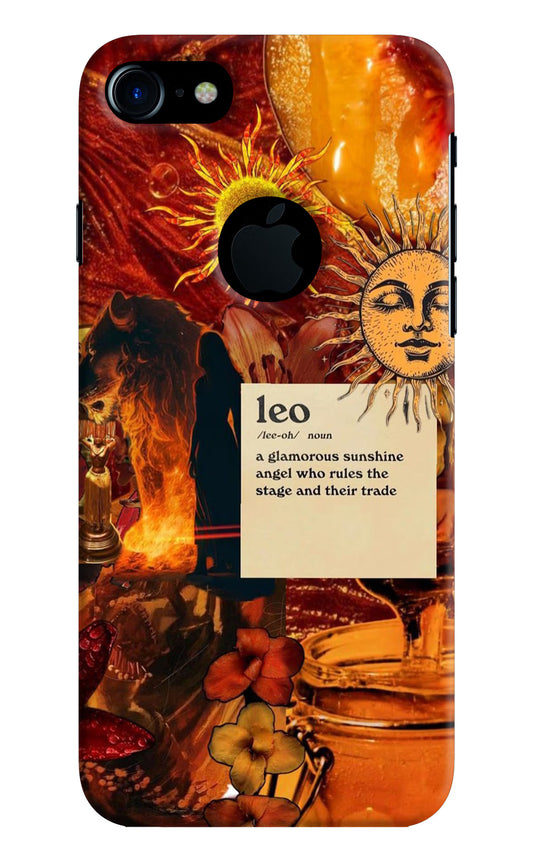 Leo Zodiac iPhone 7 Logocut Hard Case Back Cover by Casekaro