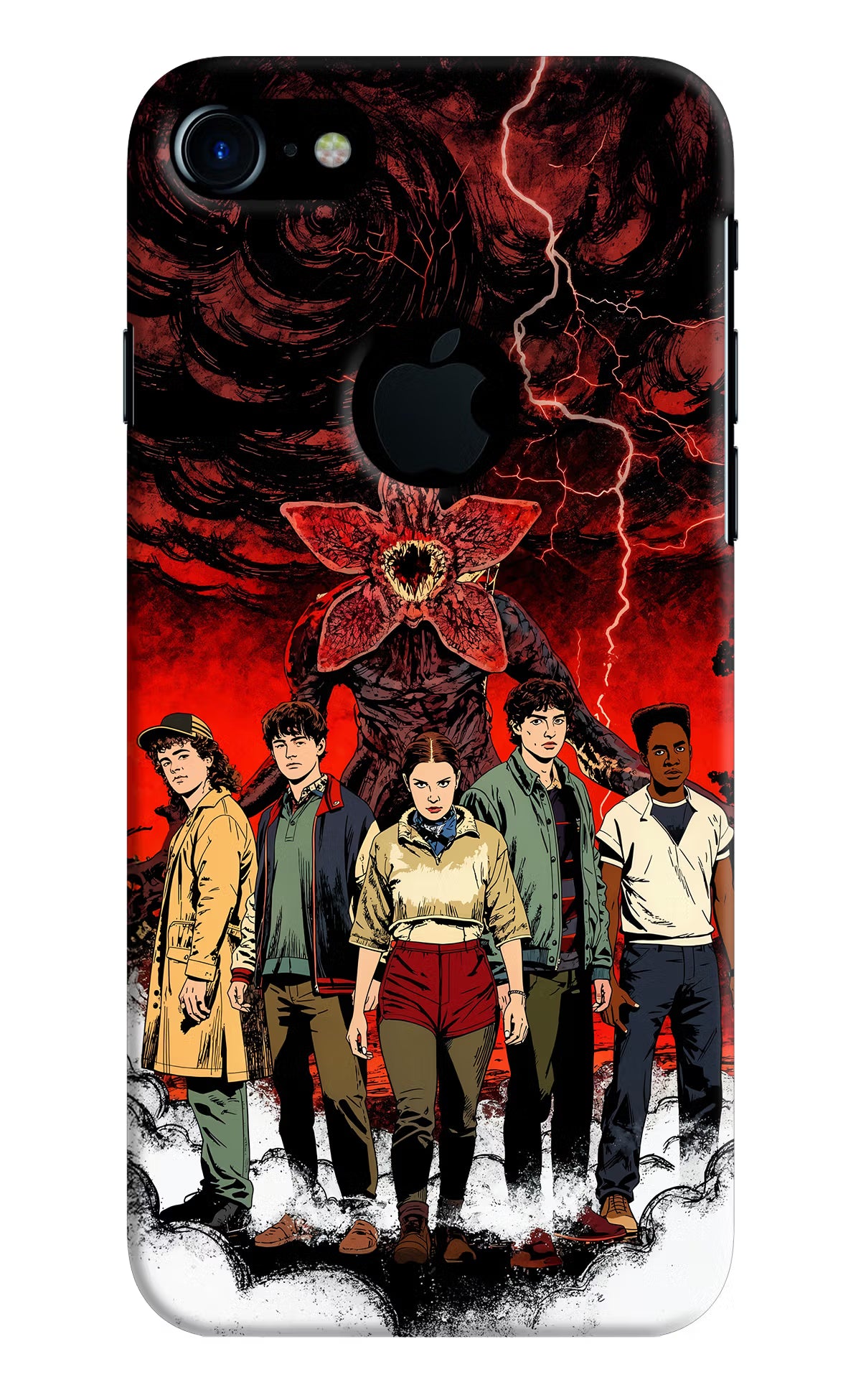 Ordinary Things Characters iPhone 7 Logocut Hard Case Back Cover by Casekaro