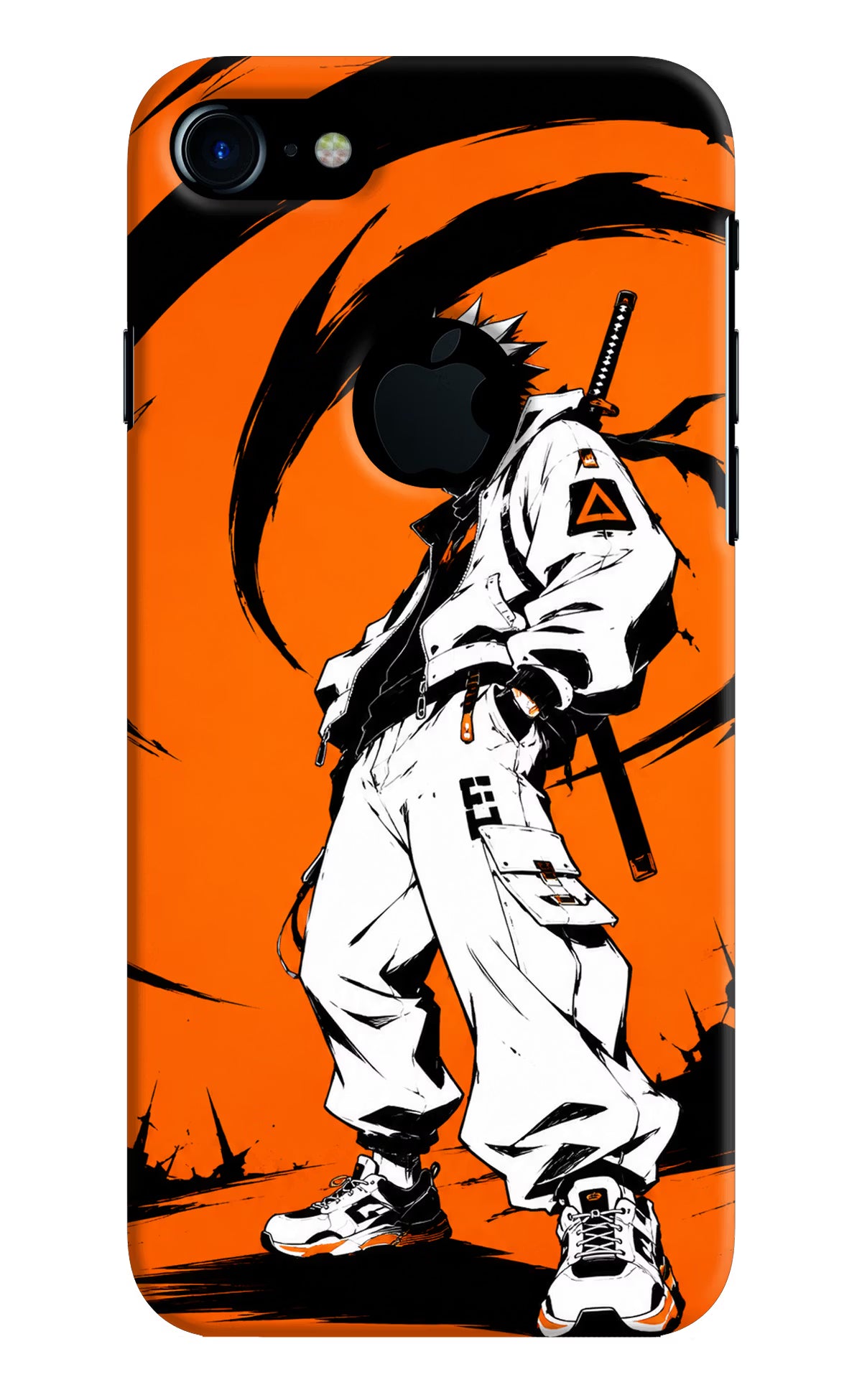 Street Samurai  iPhone 7 Logocut Hard Case Back Cover by Casekaro