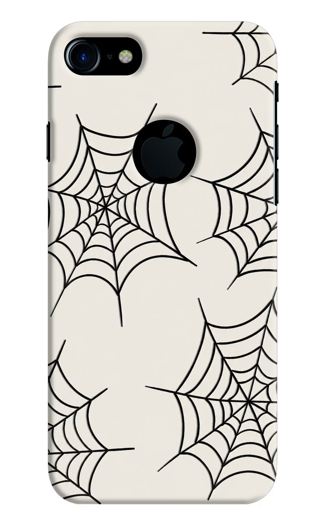 Spider Web iPhone 7 Logocut Hard Case Back Cover by Casekaro