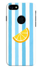 Summer Lemon iPhone 7 Logocut Hard Case Back Cover by Casekaro