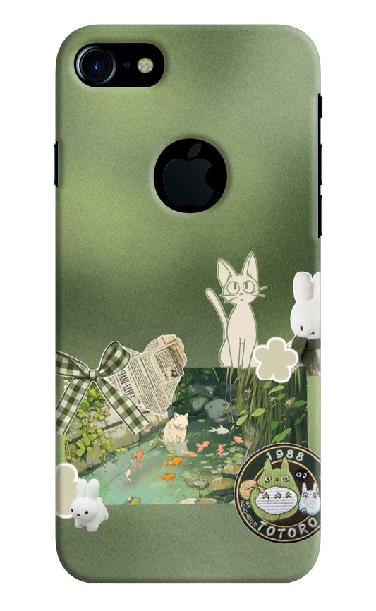 Aesthetic anime iPhone 7 Logocut Back Cover