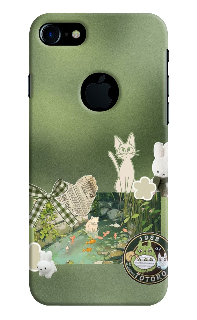 Aesthetic anime iPhone 7 Logocut Hard Case Back Cover by Casekaro