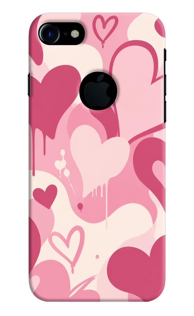 Hearty case iPhone 7 Logocut Hard Case Back Cover by Casekaro
