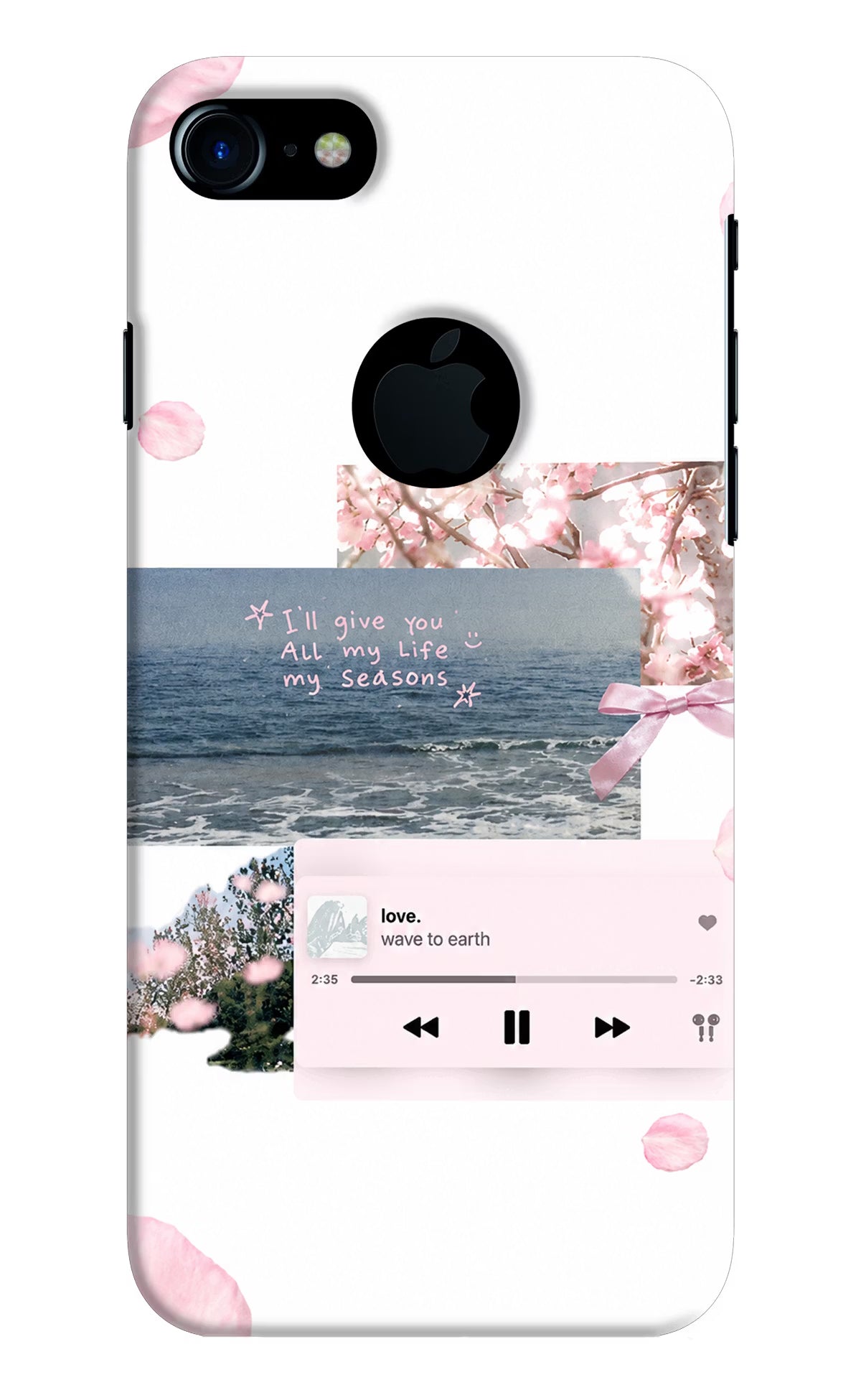 Wave to earth iPhone 7 Logocut Back Cover