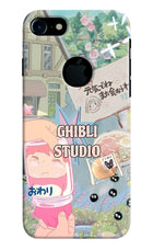 Studio Ghibli iPhone 7 Logocut Hard Case Back Cover by Casekaro