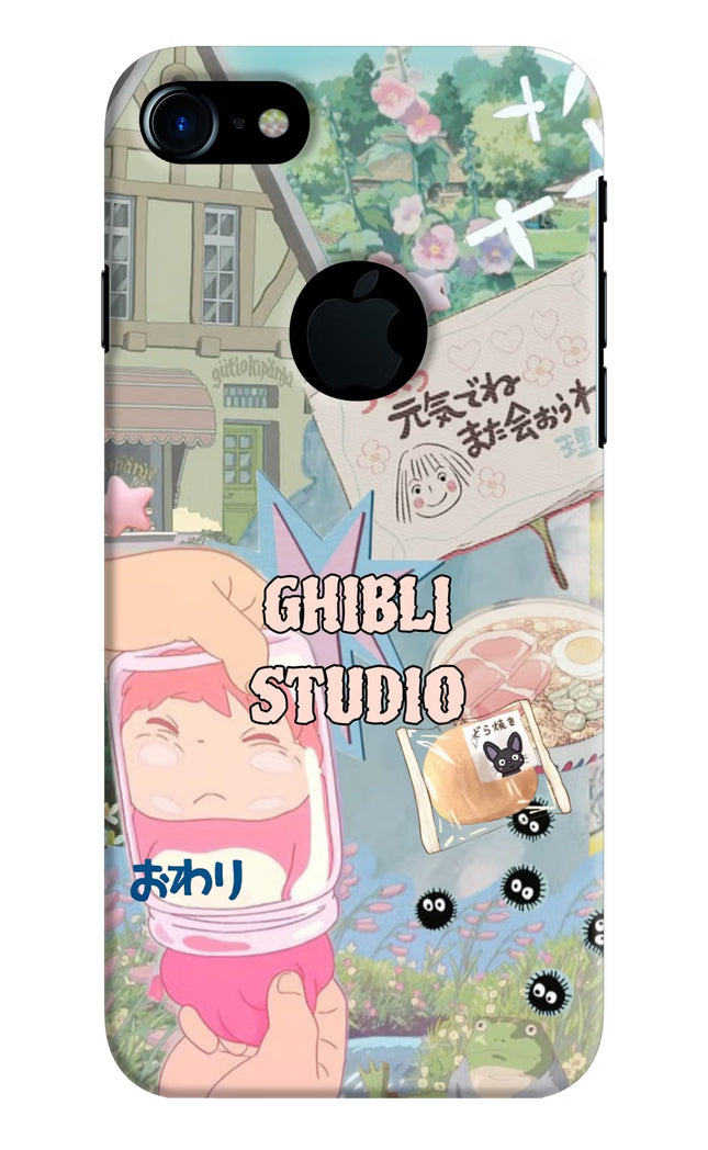 Studio Ghibli iPhone 7 Logocut Hard Case Back Cover by Casekaro