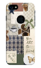 Cookie iPhone 7 Logocut Hard Case Back Cover by Casekaro