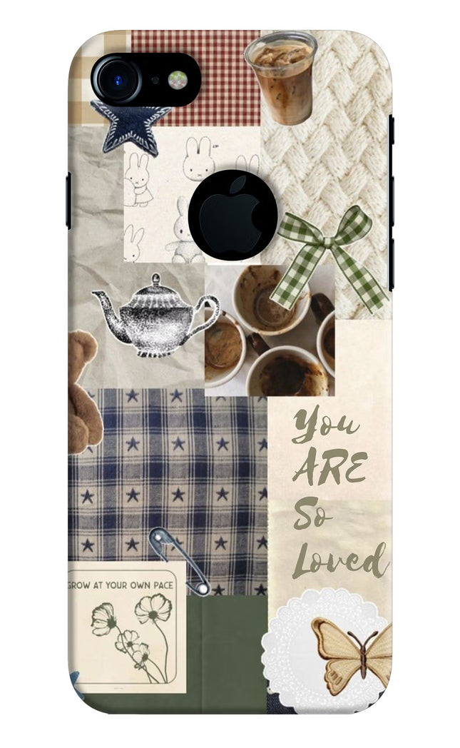 Cookie iPhone 7 Logocut Hard Case Back Cover by Casekaro
