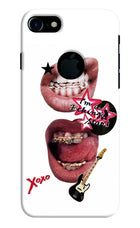 Rockstar iPhone 7 Logocut Hard Case Back Cover by Casekaro