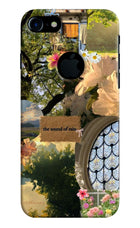 Rain iPhone 7 Logocut Hard Case Back Cover by Casekaro
