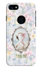 Pretty Mind Pretty Soul iPhone 7 Logocut Hard Case Back Cover by Casekaro