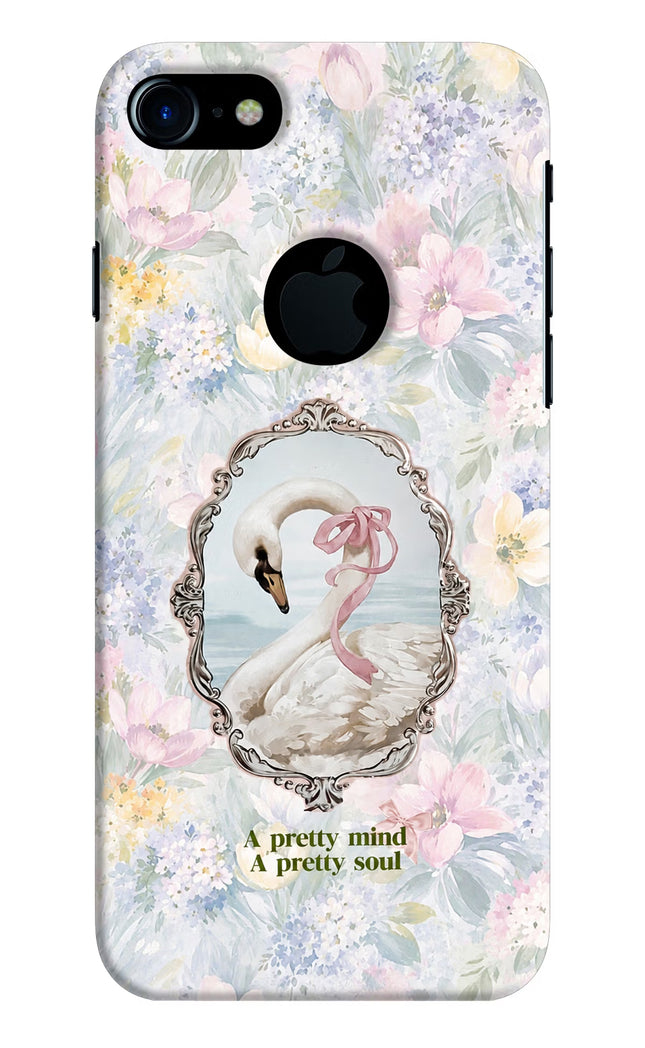 Pretty Mind Pretty Soul iPhone 7 Logocut Hard Case Back Cover by Casekaro