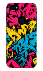 Graffiti Vibe iPhone 7 Logocut Hard Case Back Cover by Casekaro