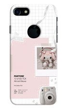 Pantone Asthetic iPhone 7 Logocut Hard Case Back Cover by Casekaro
