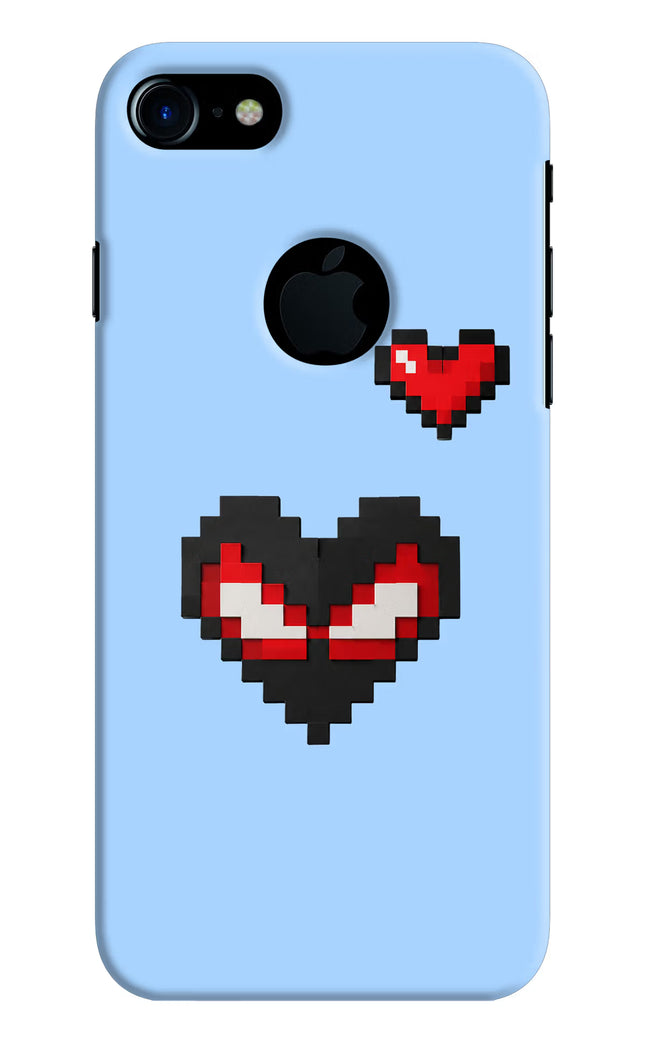 Peter Heart iPhone 7 Logocut Hard Case Back Cover by Casekaro