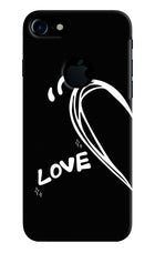 Love Line iPhone 7 Logocut Hard Case Back Cover by Casekaro