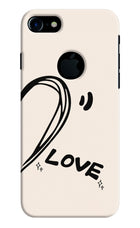 Soul Line iPhone 7 Logocut Hard Case Back Cover by Casekaro