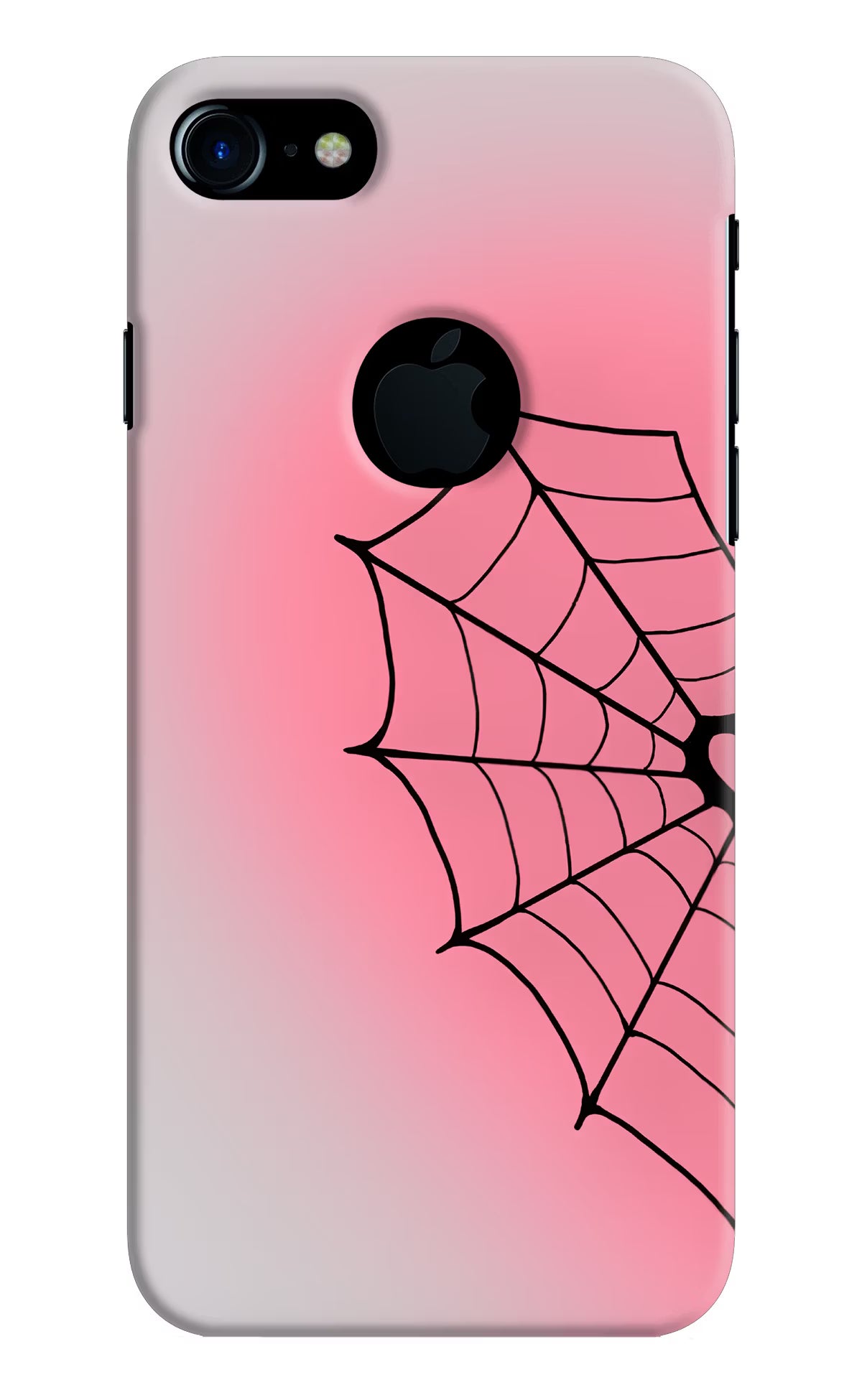 Pink Web iPhone 7 Logocut Back Cover