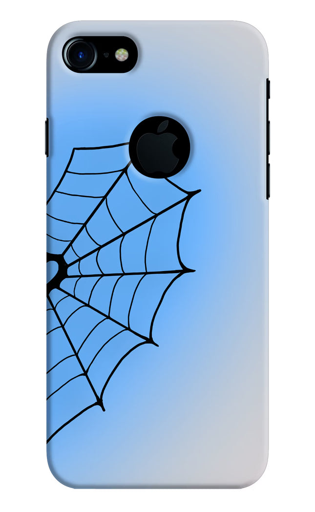 Blue Web iPhone 7 Logocut Hard Case Back Cover by Casekaro