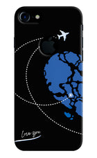 Love Orbit iPhone 7 Logocut Hard Case Back Cover by Casekaro