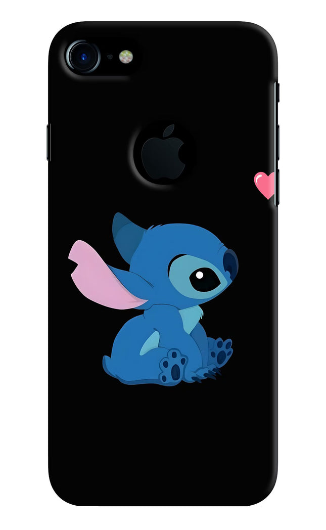 Stitch Crush iPhone 7 Logocut Hard Case Back Cover by Casekaro
