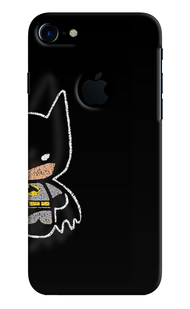 Bat Kitty iPhone 7 Logocut Hard Case Back Cover by Casekaro