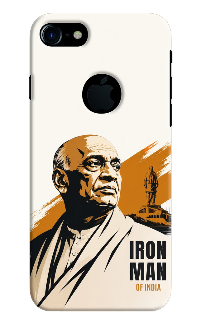 Sardar Patel Iron Will iPhone 7 Logocut Hard Case Back Cover by Casekaro
