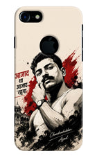 Chandrashekhar Azad Fearless iPhone 7 Logocut Hard Case Back Cover by Casekaro