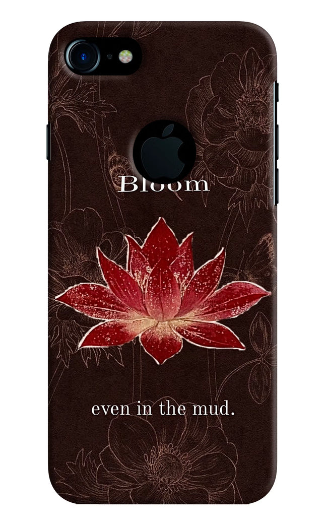Bloom iPhone 7 Logocut Hard Case Back Cover by Casekaro