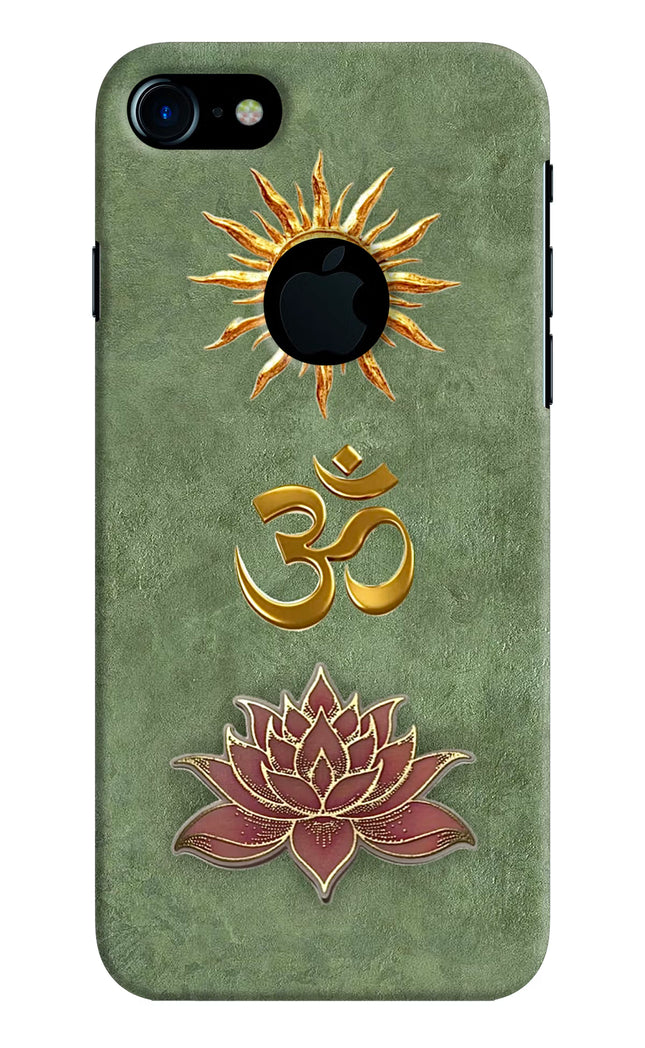Om & Lotus iPhone 7 Logocut Back Cover
