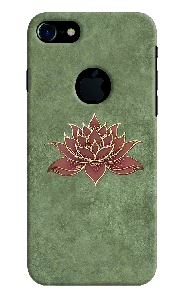 Lotus Grace iPhone 7 Logocut Hard Case Back Cover by Casekaro